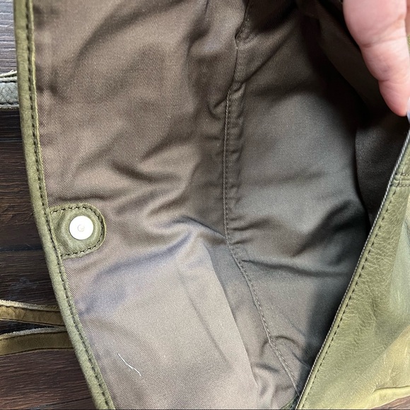 J Crew Olive leather bag 2011 spring collection - Picture 4 of 9